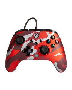 PowerA Enhanced Wired Controller For Xbox – Metallic Red Camo