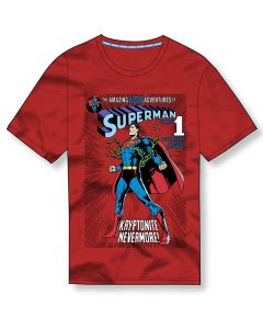 Superman Man of Steel Red Boy's T-Shirt