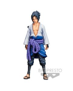Banpresto Naruto Shippuden Grandista Uchiha Sasuke Manga Dimensions Figure