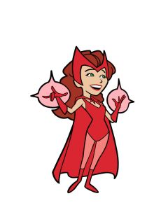 FiGPiN Wanda (691) Marvel WandaVision Collectible Pin