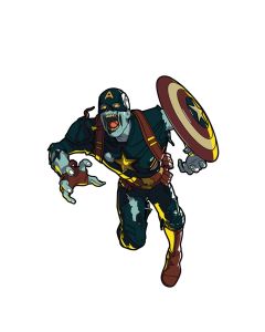 FiGPiN Zombie Captain America (817) Marvel What If...? Collectible Pin