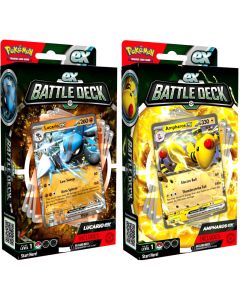 Pokemon TCG: Pokemon ex Battle Deck - Lucario / Ampharoas (Assorted 1 Piece)