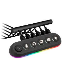 Streamplify HUB DECK 5 RGB USB Hub 5-port USB Hub Power Charging