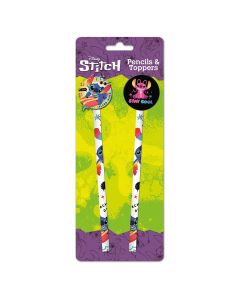 LILO AND STITCH PENCILS (ACID POPS) PENCILS AND TOPPERS 2PK