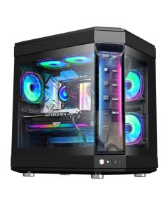 WJ Coolman Y40 LCD Black PC Case 
