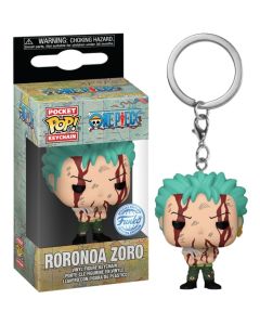 Funko Pocket Pop! Animation: One Piece Zoro  Nothing Happened  Keychain Vinyl Figures