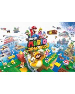 Nintendo Mario 3D World Landscpae Poster