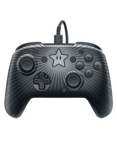 Faceoff Wired Pro Controller - Super Mario Star Edition Switch