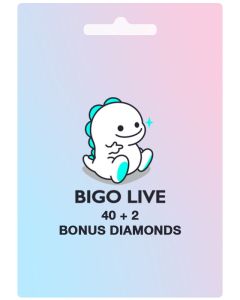 بطاقة هدايا بقيمة 40 ألماسة من Bigo Live - شحن فوري