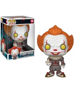 Funko POP! Jumbo IT Chapter 1 Pennywise with Boat 10" Vinyl Figure
