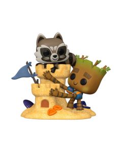 Funko POP! Guardians of the Galaxy - Rocket & Groot Beach Day Moment Vinyl Figure