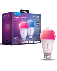Govee RGBWW Smart LED Bulb E27 (800lm) (2-pack)
