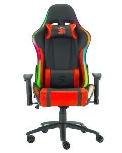 GamerTek Lightning RGB Gaming Chair Red & Black