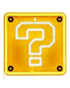 Paladone Super Mario Question Block Wall Mountable LED Neon Light