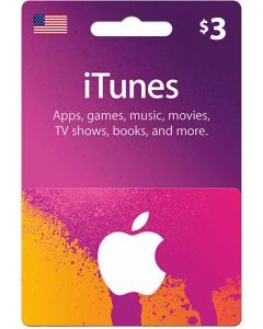 iTunes Gift Card $3 (US) - Instant Delivery