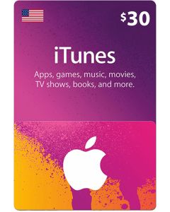 iTunes Gift Card $30 (US) - Instant Delivery