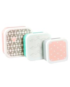 Disney Classic Mixed Mickey Print Plastic Storage Set