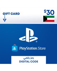 PlayStation Network Card $30 (Kuwait) - Instant Delivery