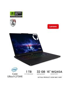 Lenovo Legion Pro 5 16IAX10, GeForce RTX 5070 8GB, Intel Core Ultra 9 275HX, 32GB (2x16GB) RAM, 1 TB SSD, Win11, 16" WQXGA Gaming Laptop | 83F3001YAX