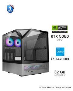 Sanctum 810 Gaming PC - GeForce RTX 5080 OC 16GB, intel Core i7-14700KF, 32GB DDR5 RAM, 1TB SSD