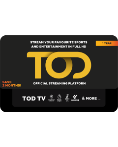 TOD TV Total 12 Month Pass (Qatar) - Instant Delivery