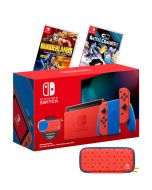 Nintendo Switch Mario Red & Blue Edition + 2 Games