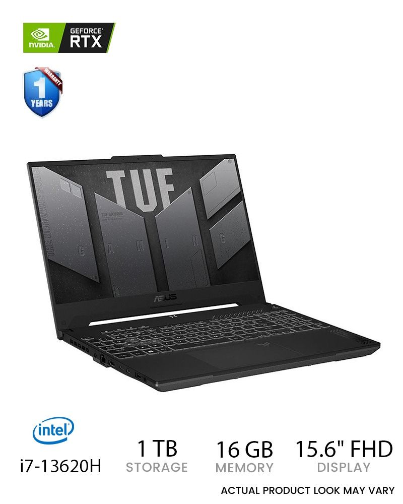 Shop ASUS TUF Gaming F15 FHD 144Hz, Intel Core i7-13620H, RTX 4060