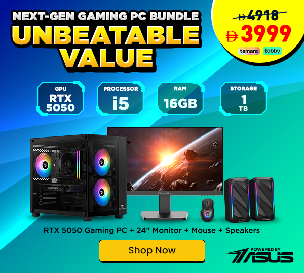 RTX 5050 Gaming PC Bundle UAE