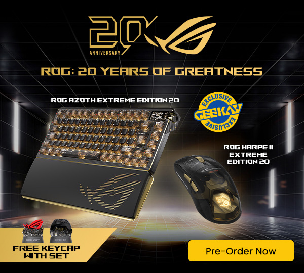 Asus ROG 20th Anniversary Accessories 