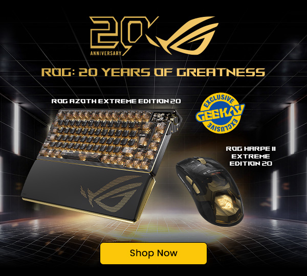 Asus ROG 20th Anniversary Accessories 